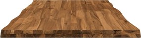 vidaXL Επιφάνεια Τραπεζιού Live Edge 110 x 60 x 3,2 cm Ορθογώνιος