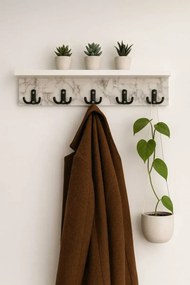 Stewehome Κρεμάστρα τοίχου από MDF 70x18x18 cm