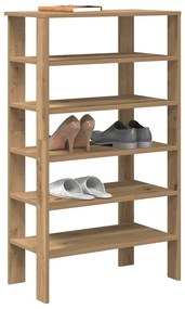 Ράφι παπουτσιών Artisan Oak 61x32x105 cm Κατασκευασμένο ξύλο - Καφέ
