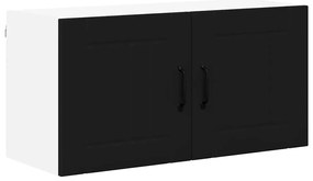 vidaXL Ντουλάπα Κουζίνας Μαύρο 80 x 31 x 40 εκ Επεξεργασμένο ξύλο