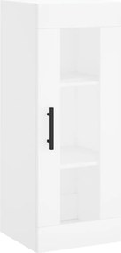 vidaXL Ντουλάπι Λευκό 34,5 x 34 x 180 εκ. από Επεξεργασμένο Ξύλο