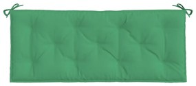 Μαξιλάρια Πάγκου Κήπου 2 τεμ. Πράσινο 120x50x7cm Ύφασμα Oxford - Πράσινο