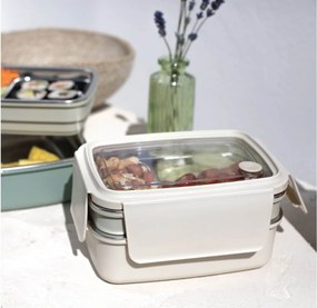 LUNCH BOXES &amp; LUNCH BAGS LIVOO ISOTHERMAL LUNCH BOX BEIGE