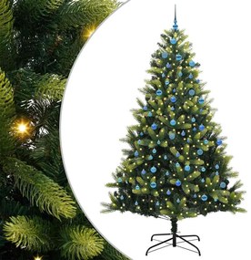 vidaXL Ψεύτικο Χριστουγεννιάτικο Δέντρο με 300 LED Πράσινο 240 cm