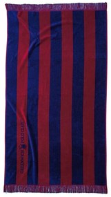 Πετσέτα Θαλάσσης 3724 Red-Blue Greenwich Polo Club Beach 90x170cm 100% Cotton