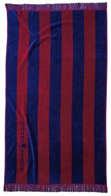 Πετσέτα Θαλάσσης 3724 Red-Blue Greenwich Polo Club Θαλάσσης 90x170cm 100% Βαμβάκι