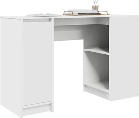 vidaXL Γραφείο Λευκό 120x42x76 εκ. από Επεξεργασμένο Ξύλο
