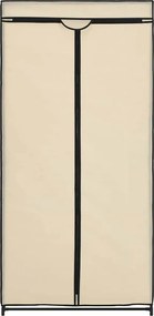 vidaXL Ντουλάπες 2 τεμ. Κρεμ 75x50x160 εκ.