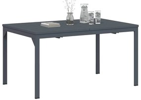 vidaXL Τραπέζι Επέκτασης 2 pcs Ανθρακί 210 x 90 x 73 εκ Ατσάλι