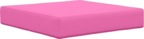 vidaXL Μαξιλάρι Καναπέ Εξωτερικού Χώρου 3 pcs Ροζ Πολυεστέρας
