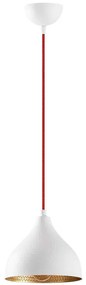 Φωτιστικό Οροφής Tattoo 584TTM1273 18x18x114cm 1xE27 40W White-Red Opviq