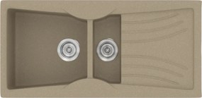 Sanitec Classic 329 (104×51) - Γρανιτένιος νεροχύτης - Granite Taupe