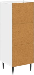 vidaXL Ντουλάπι με Συρτάρια Λευκό 33 x 34,5 x 89,5 εκ