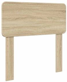 vidaXL Κεφαλάρι με κεφαλάρι Δρύς Sonoma 75 cm Επεξεργασμένο ξύλο