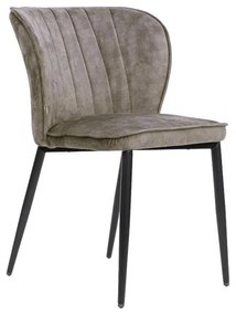 Καρέκλα Τραπεζαρίας Silvana Fylliana Μπέζ 56x43x84εκ. 2αδα 56x43x84 εκ.