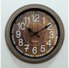 Ρολόι Τοίχου Πλαστικό Φ30.5cm R7226-C - Oriana Ferelli®