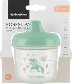 Ποτήρι Εκπαιδευτικό 150ml Kikka Boo Forest Party Mint