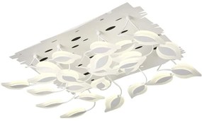 Φωτιστικό Οροφής - Πλαφονιέρα 414LRC1779 80x60x20cm Led 4680lm 78W 4000K White Opviq