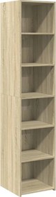 vidaXL Ντουλάπι Sonoma Δρυς 40x41x185 εκ. Επεξεργασμένο Ξύλο