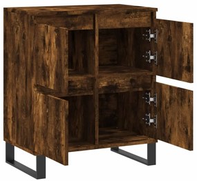 vidaXL Ντουλάπι Καπνιστή Δρυς 60x35x70 εκ. από Επεξεργασμένο Ξύλο