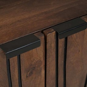 vidaXL Υψηλό Κεφαλάκι Καφέ 60 x 33 x 100 εκ. Μασίφ ξύλο μάνγκο