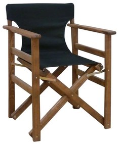 Καρέκλα Σκηνοθέτη Torino 63.0120 59X51X85cm Black