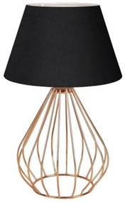 Επιτραπέζιο φωτιστικό PWL-1150 Pakoworld Ε27 μαύρο-χρυσό Φ22x37εκ-202-000103-Μαύρο-Χρυσό 202-000103