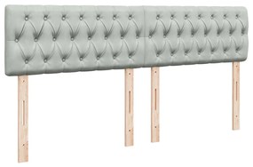 ΚΡΕΒΑΤΙ BOXSPRING ΜΕ ΣΤΡΩΜΑ ΑΝΟΙΧΤΟ ΓΚΡΙ 200X200 ΕΚ. ΒΕΛΟΥΔΙΝΟ 3286408