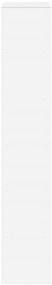 vidaXL Βιβλιοθήκη Λευκή 100x33x187,5 εκ. Επεξ. Ξύλο