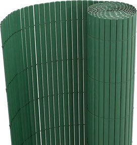 vidaXL Φράχτης Κήπου Διπλής Όψης Πράσινος 1,8x3 μ. PVC