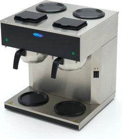 Filter Coffee Maker - Double - 2x 1.8L - with Glass Decanter