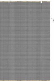 vidaXL Ρόλερ (στόρι) Γκρι 140 x 220 cm Μπαμπού