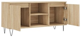 vidaXL Έπιπλο Τηλεόρασης Sonoma Δρυς 104 x 35 x 50 εκ. Επεξεργ. Ξύλο