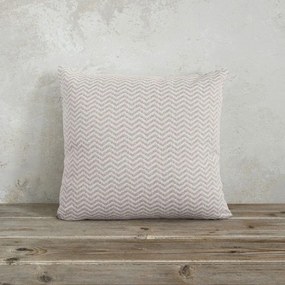 Μαξιλάρι Διακοσμητικό (Με Γέμιση) Wavy Beige Nima 45X45 45x45cm Βαμβάκι-Πολυέστερ