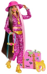 Κούκλα Barbie Extra HPT48 Με Εμφάνιση Σαφάρι Pink Mattel
