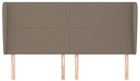 ΚΕΦΑΛΑΡΙ ΜΕ ΠΤΕΡΥΓΙΑ TAUPE 163X23X118/128 ΕΚ. ΥΦΑΣΜΑΤΙΝΟ 3117686