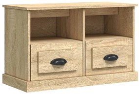 vidaXL Έπιπλο Τηλεόρασης Sonoma Δρυς 80x35x50 εκ. Επεξ. Ξύλο