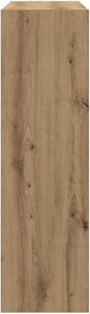 vidaXL Βιβλιοθήκη artisan δρυς 100 x 30 x 103 εκ. Επεξεργασμένο ξύλο