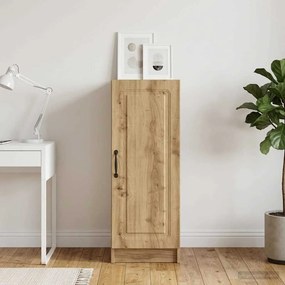vidaXL Πλαϊνό γραφείο Artisan Δρυς 33 x 34,5 x 87 εκ.