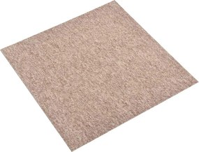 vidaXL Χαλί 20 pcs Μπεζ 50 x 50 cm 100% Πολυπροπυλένιο