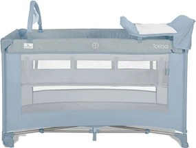 BABY COT TORINO 2 LAYERS PLUS BLUE