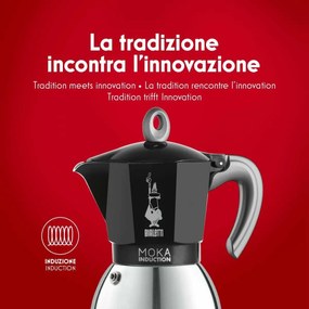 Ιταλικη καφετιερα Bialetti 0006934/NP Μαύρο Αλουμίνιο
