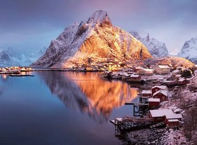 Φωτογραφία Τέχνης Winter in Reine, Lofoten Islands, Norway, David Clapp, (40 x 30 cm)