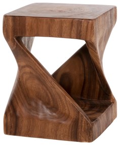 ΣΚΑΜΠΟ GEBO HM9754.11 ΤΕΤΡΑΓΩΝΟ--ΞΥΛΟ SUAR ΣΕ ΚΑΡΥΔΙ 35x35x46.5Yεκ.