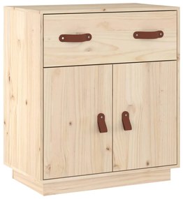 vidaXL Ντουλάπι 65,5 x 40 x 75 εκ. από Μασίφ Ξύλο Πεύκου