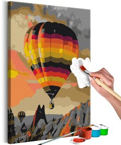 Ζωγραφική με αριθμούς Πολύχρωμο μπαλόνι - 40x60