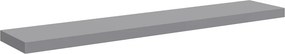 vidaXL Ράφι Τοίχου Γκρι 120x23,5x3,8 εκ. MDF