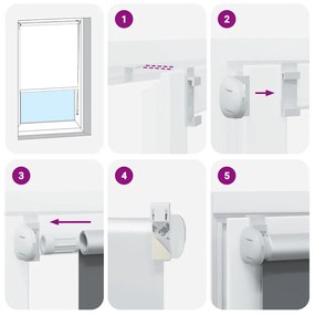 vidaXL Στόρι Συσκότισης Ρόλερ Μπεζ 100 x 175 εκ.