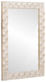 vidaXL Καθρέφτης Μπάνιου Λευκό Φινίρισμα Καθαρισμού 50 x 70 x 3 εκ.