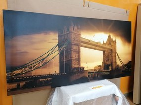 Εικόνα ηλιοβασίλεμα πάνω από το Tower Bridge - 120x60